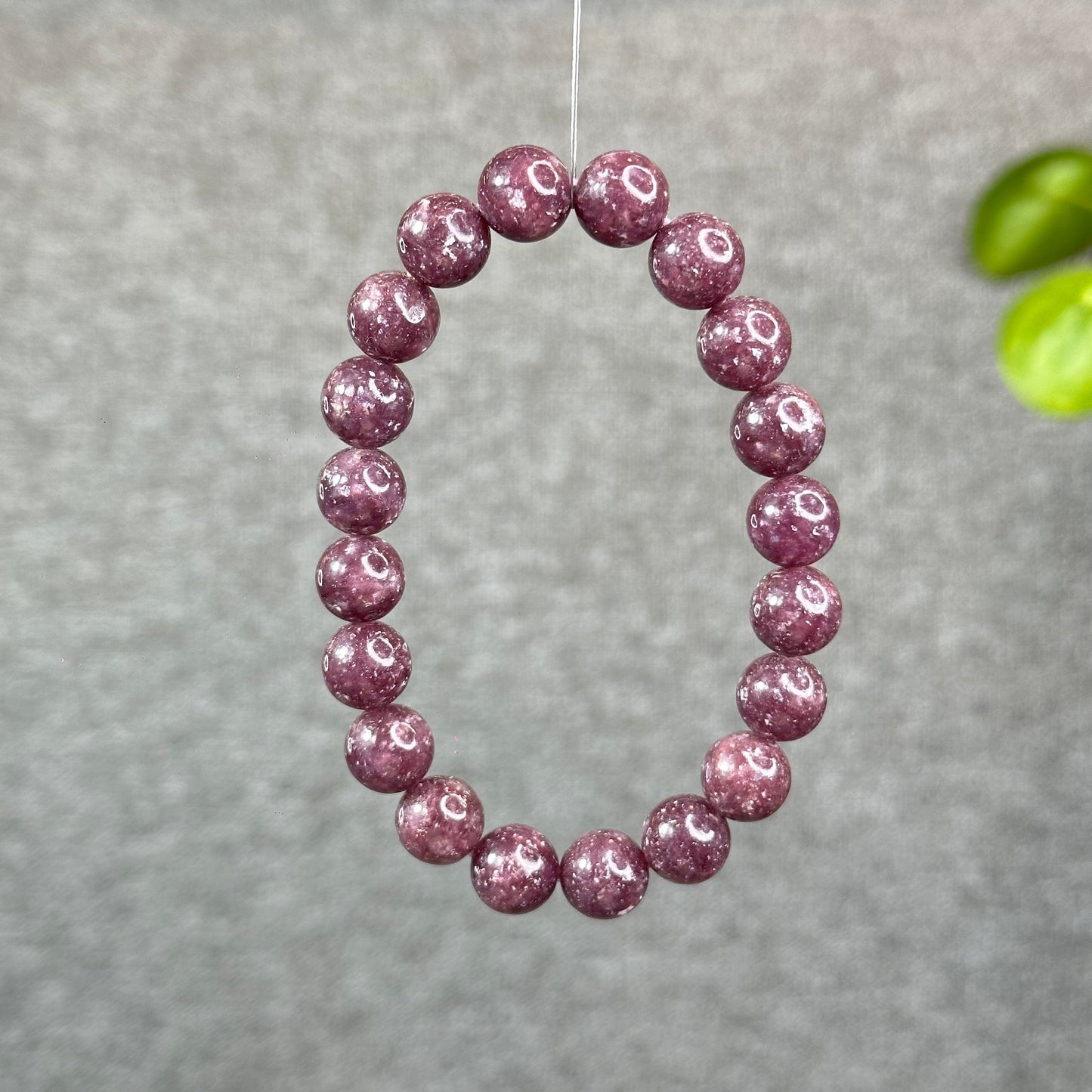 Natural Lepidolite Bracelet Size 10 mm