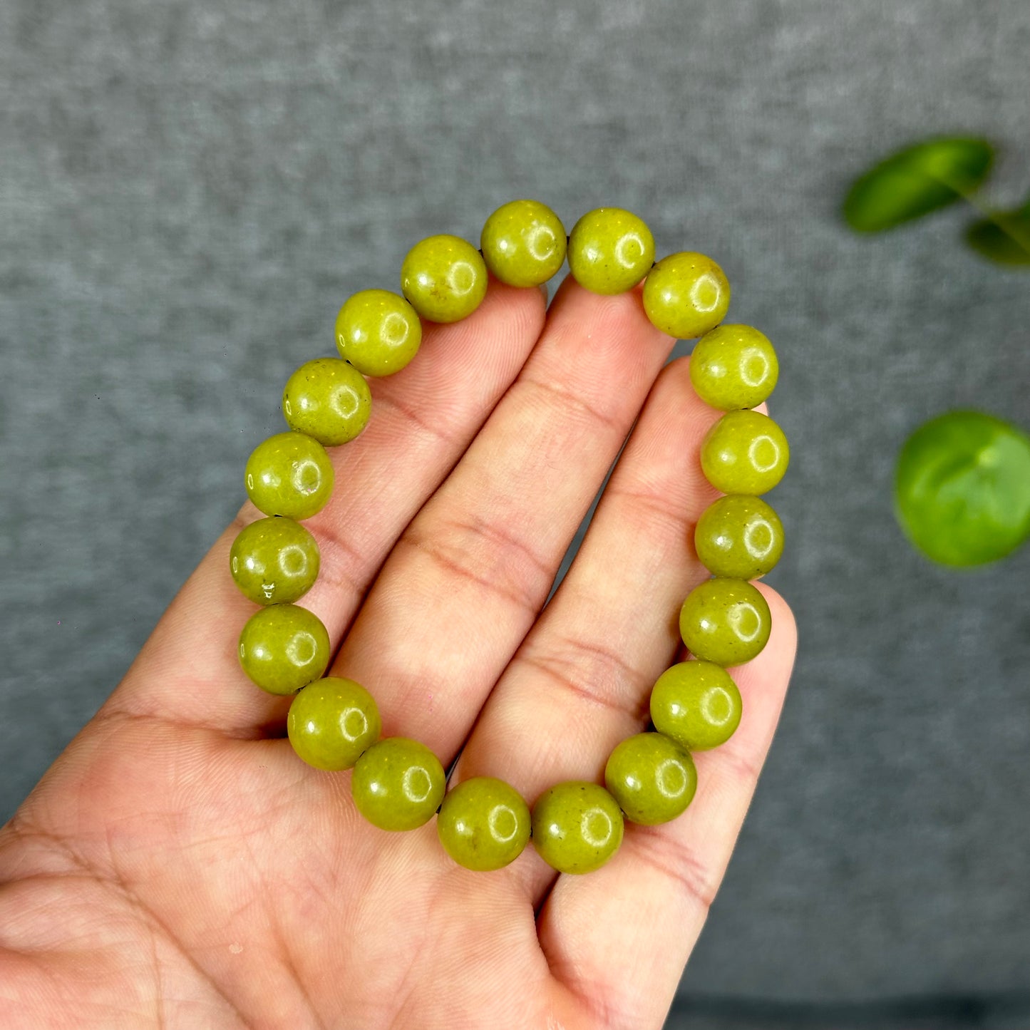 Natural Serpentine Bracelet Size 10 mm