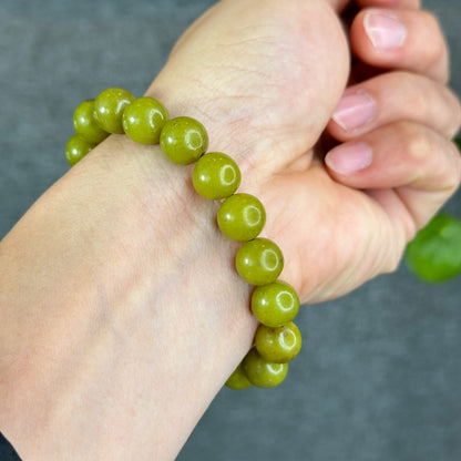 Natural Serpentine Bracelet Size 10 mm