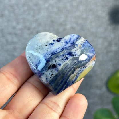 Blue Sodalite Heart Figurine