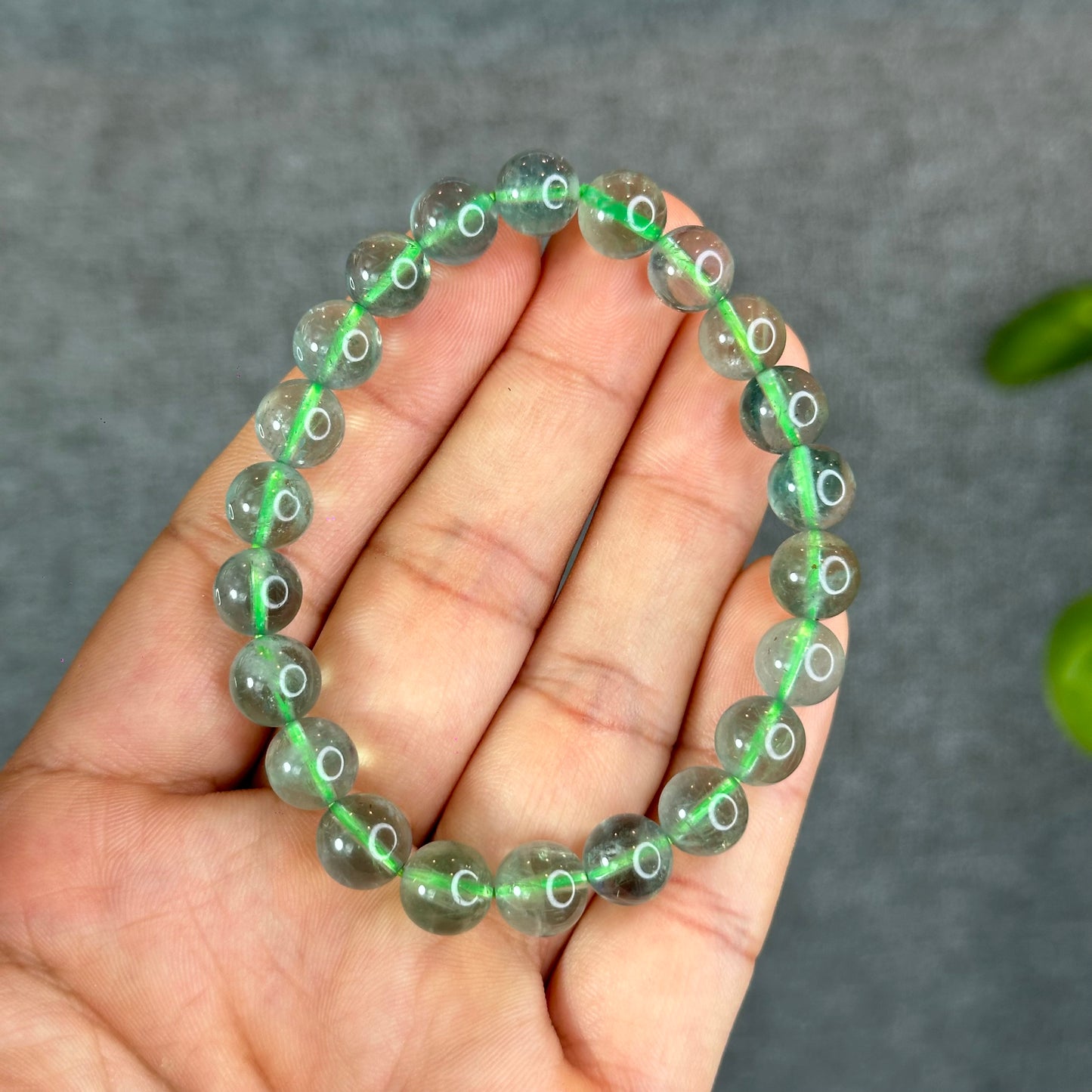 Natural Arusha Beryl VIP Bracelet Size 8.5 mm