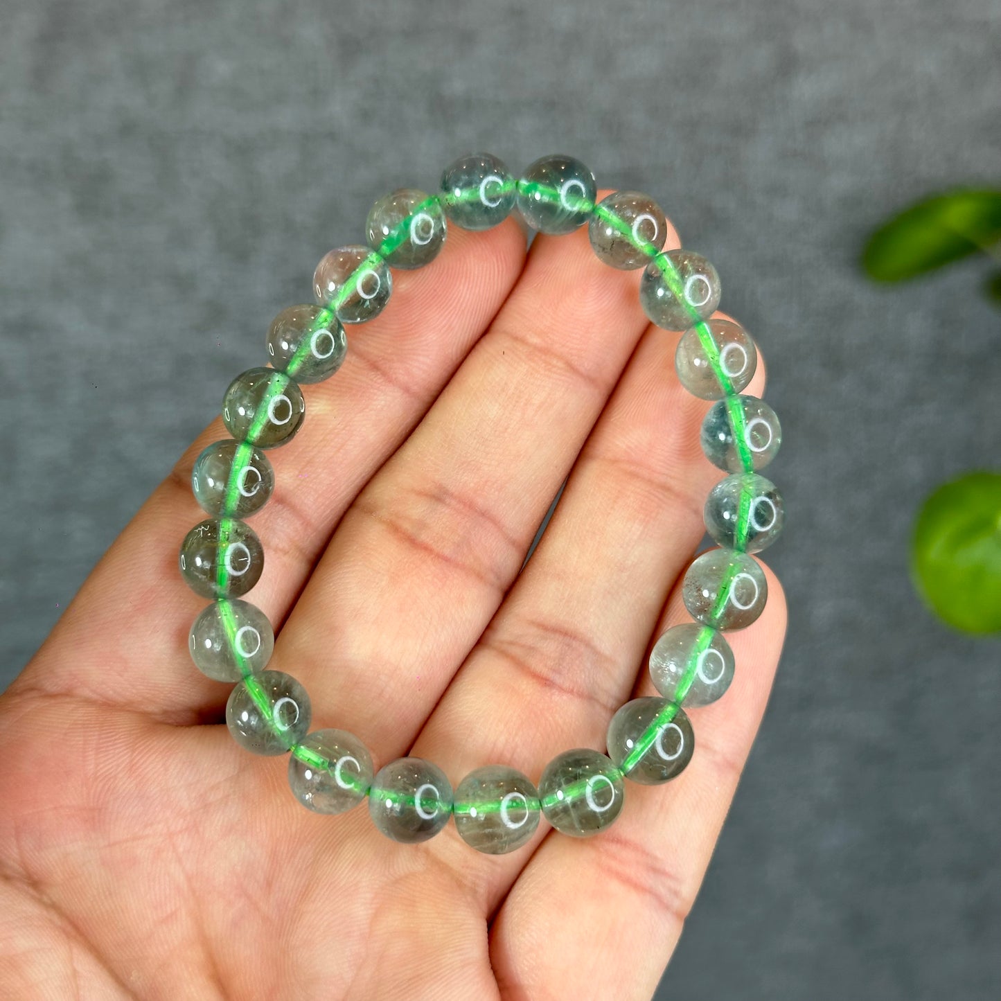 Natural Arusha Beryl VIP Bracelet Size 8.5 mm