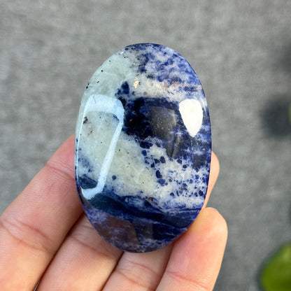 Blue Sodalite Palm Stone