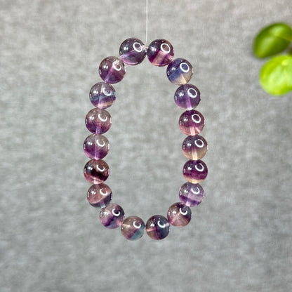 Natural Rainbow Fluorite Bracelet Size 11.2 mm