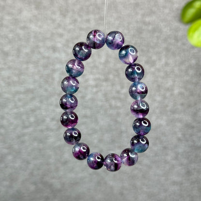 Natural Mermaid Fluorite Bracelet Size 11.2 mm
