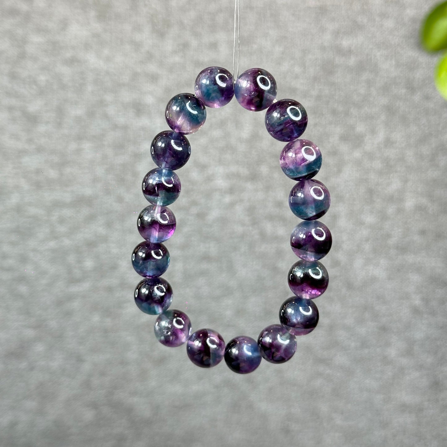 Natural Mermaid Fluorite Bracelet Size 11.2 mm