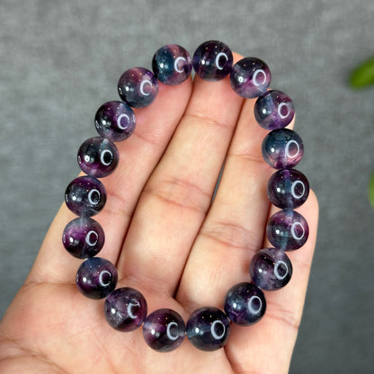 Natural Mermaid Fluorite Bracelet Size 11.2 mm
