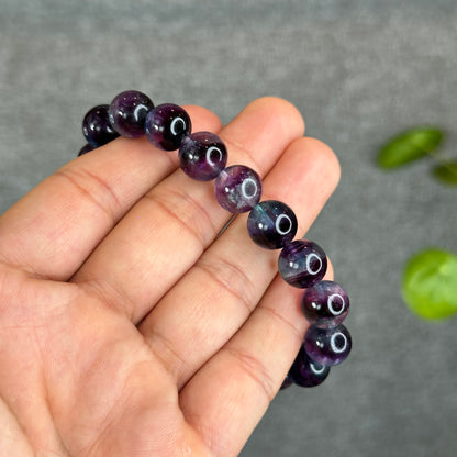 Natural Mermaid Fluorite Bracelet Size 11.2 mm