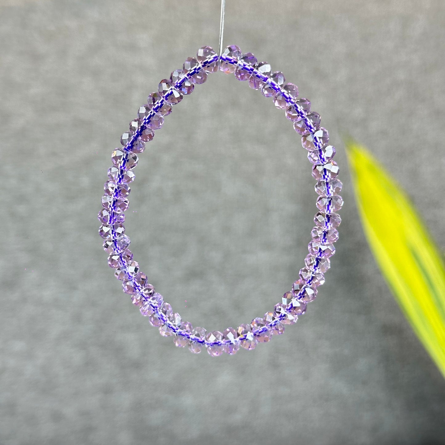 Faceted Natural Amethyst VIP Bracelet Size 5 mm