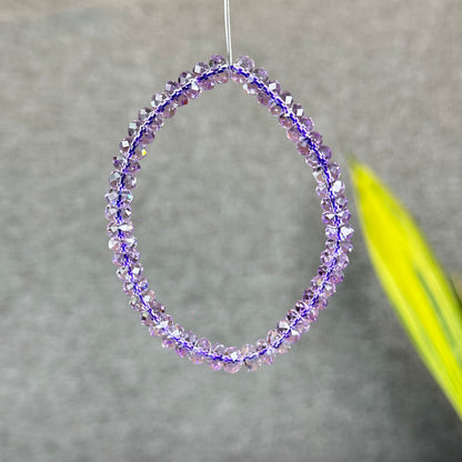 Faceted Natural Amethyst VIP Bracelet Size 5 mm