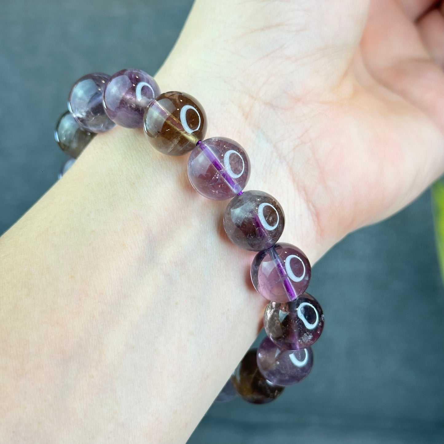 Natural Ametrine Bracelet Size 13 mm