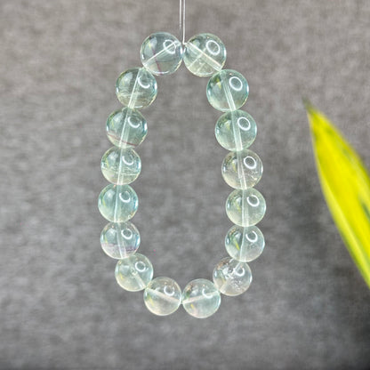 Natural Mint Fluorite Bracelet Size 12.3 mm