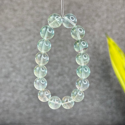 Natural Mint Fluorite Bracelet Size 12.3 mm