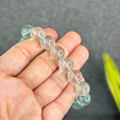 Natural Mint Fluorite Bracelet Size 12.3 mm