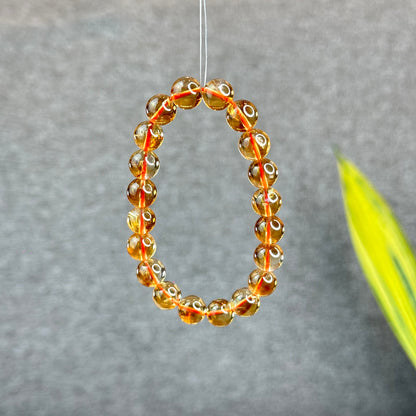 Natural Citrine VIP Bracelet Size 9 mm