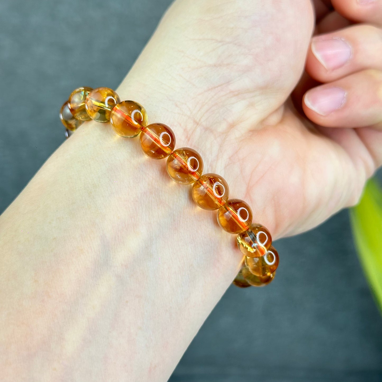 Natural Citrine VIP Bracelet Size 9 mm