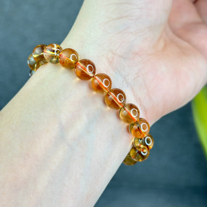 Natural Citrine VIP Bracelet Size 9 mm