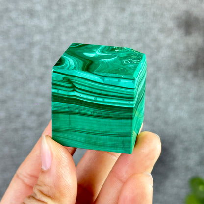 Natural Malachite VIP Cube