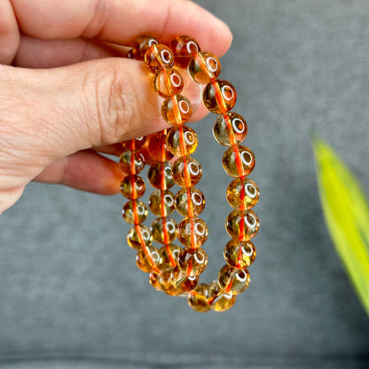 Natural Citrine VIP Bracelet Size 9 mm