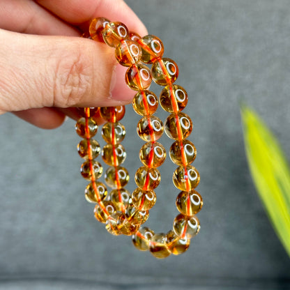 Natural Citrine VIP Bracelet Size 9 mm