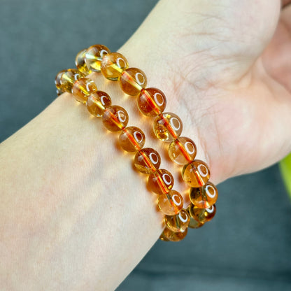 Natural Citrine VIP Bracelet Size 9 mm