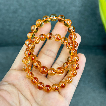 Natural Citrine VIP Bracelet Size 9 mm