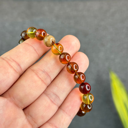 Natural Amber Bracelet Size 8.5 mm
