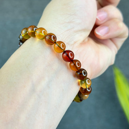 Natural Amber Bracelet Size 8.5 mm