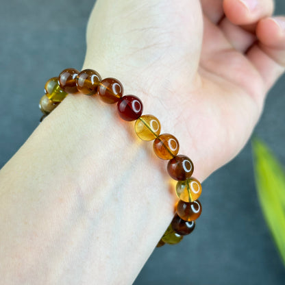 Natural Amber Bracelet Size 8.5 mm