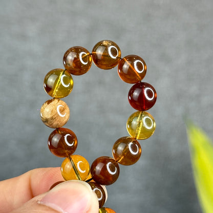 Natural Amber Bracelet Size 8.5 mm