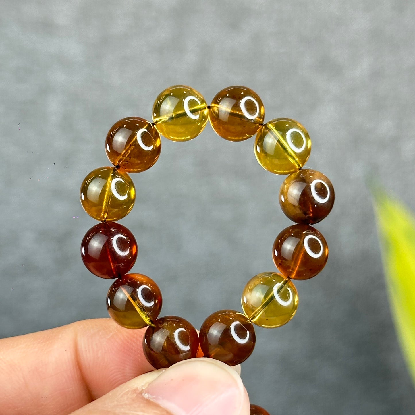 Natural Amber Bracelet Size 8.5 mm