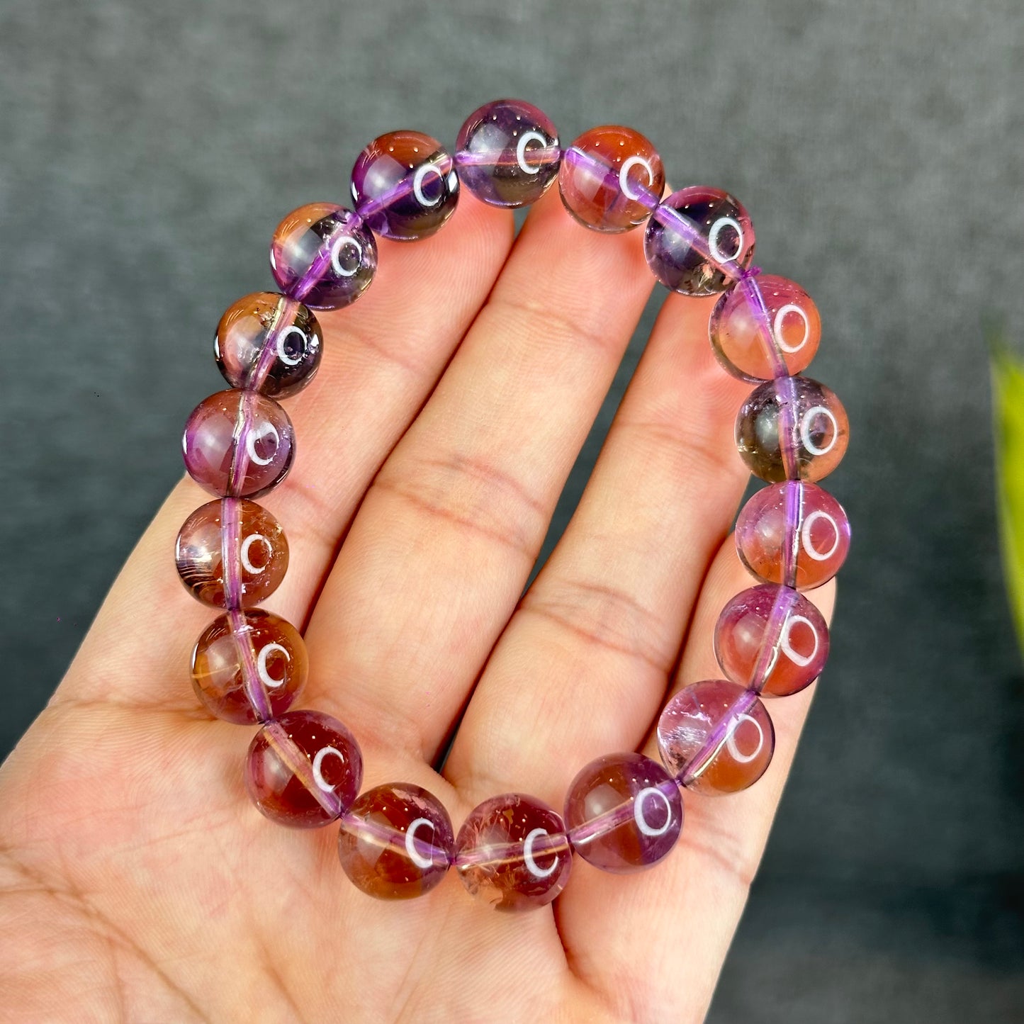 Natural Ametrine Bracelet VIP Bracelet Size 11.5 mm