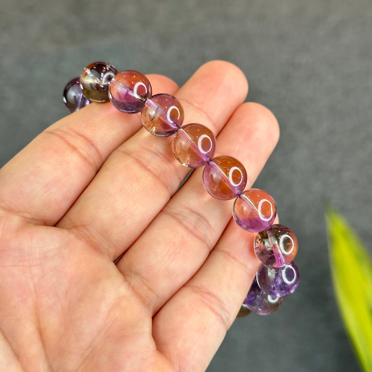 Natural Ametrine Bracelet VIP Bracelet Size 11.5 mm