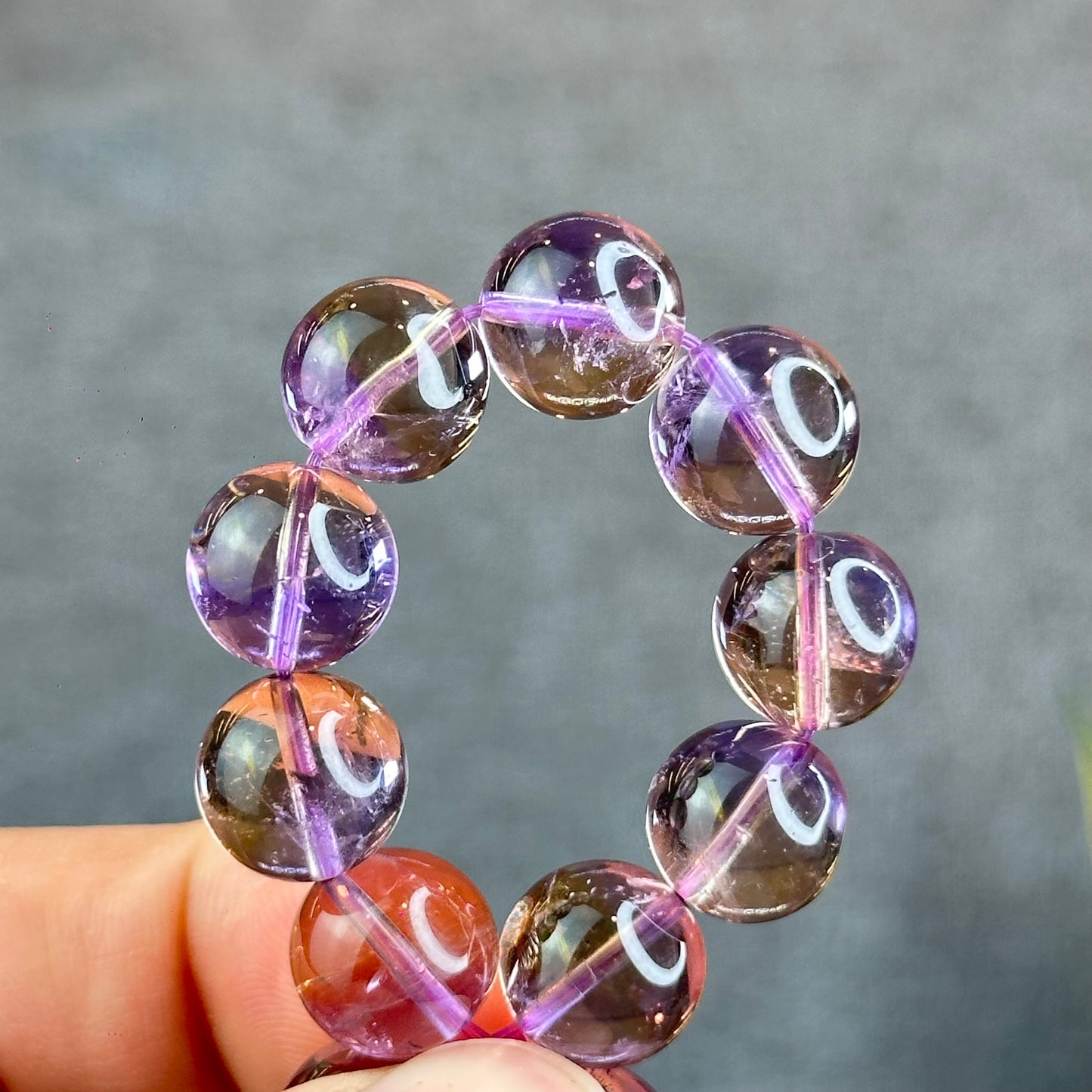 Natural Ametrine Bracelet VIP Bracelet Size 11.5 mm