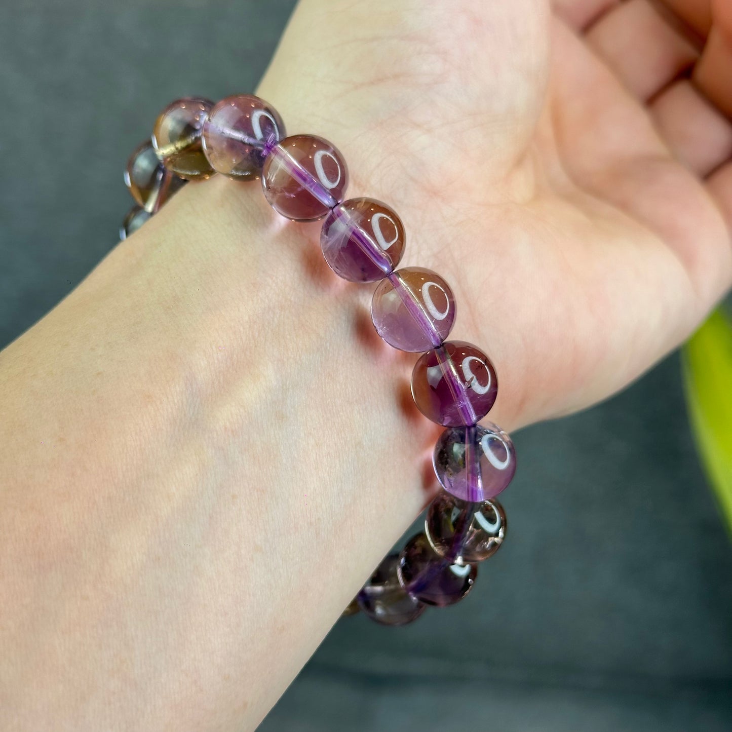 Natural Ametrine Bracelet VIP Bracelet Size 11.5 mm