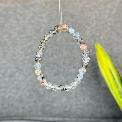 Natural Herkimer Quartz Bracelet Size 7 mm