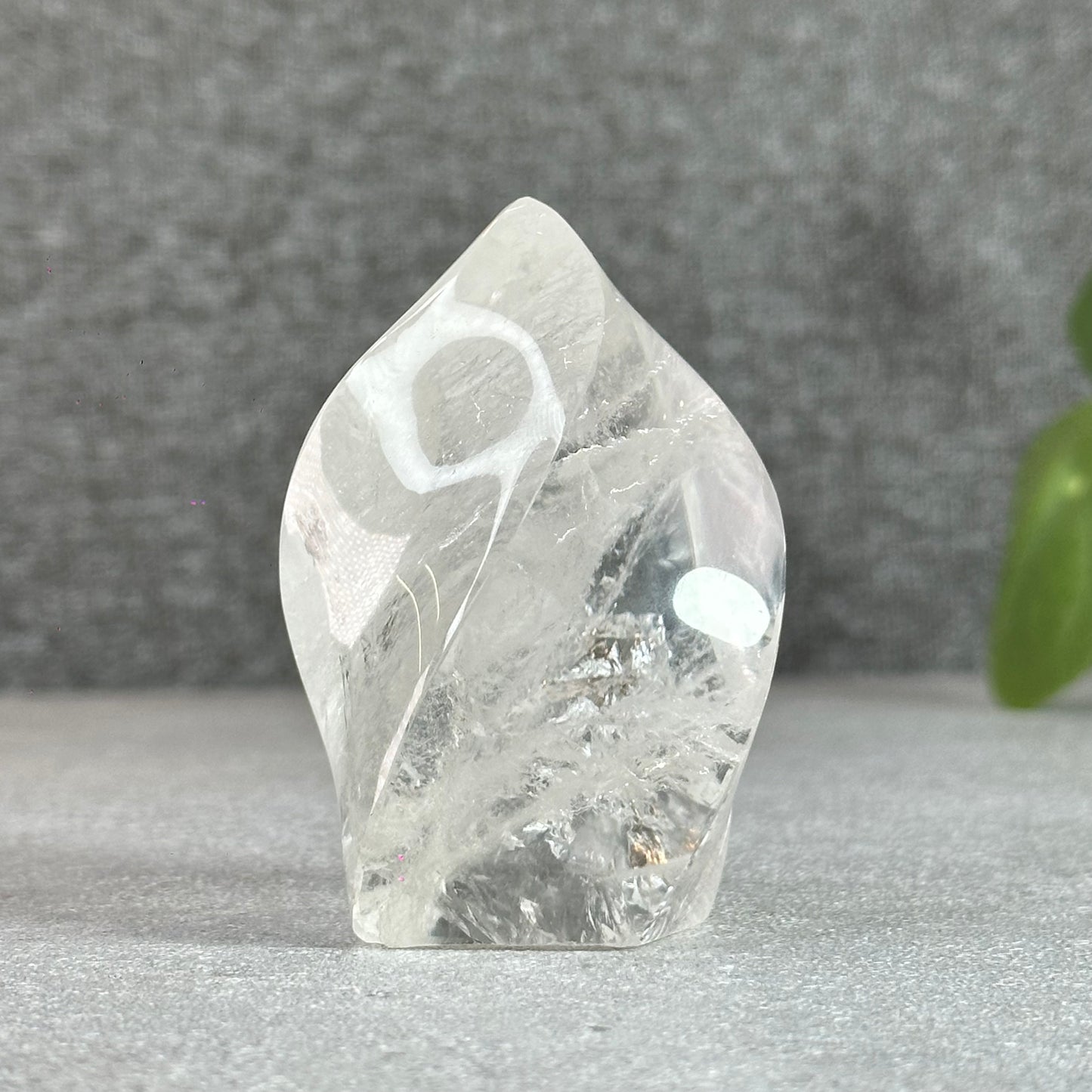 Clear Quartz Flame