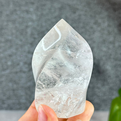 Clear Quartz Flame