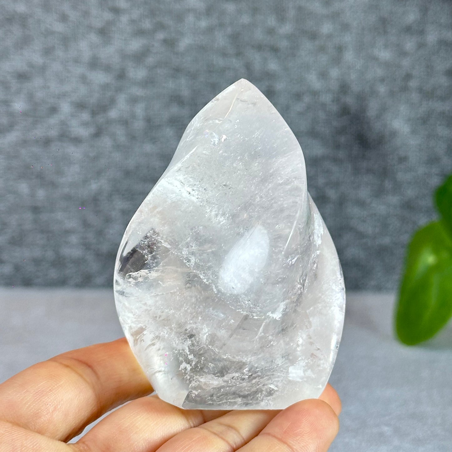 Clear Quartz Flame