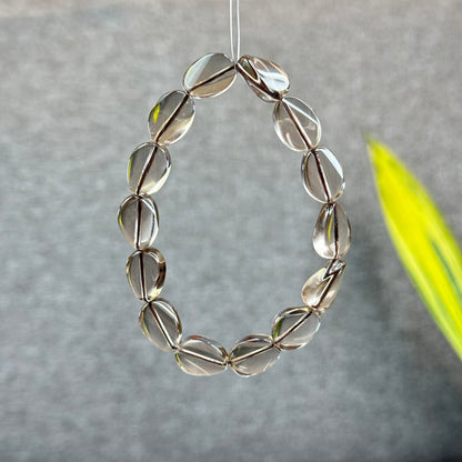 Freeform Natural Smokey Quartz Bracelet Size 10 mm