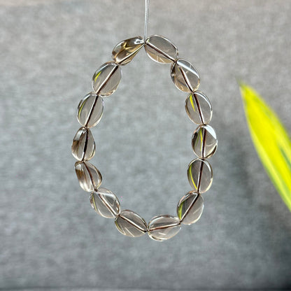 Freeform Natural Smokey Quartz Bracelet Size 10 mm