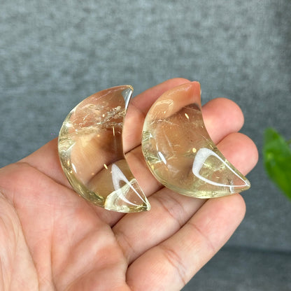 Natural Citrine Moon