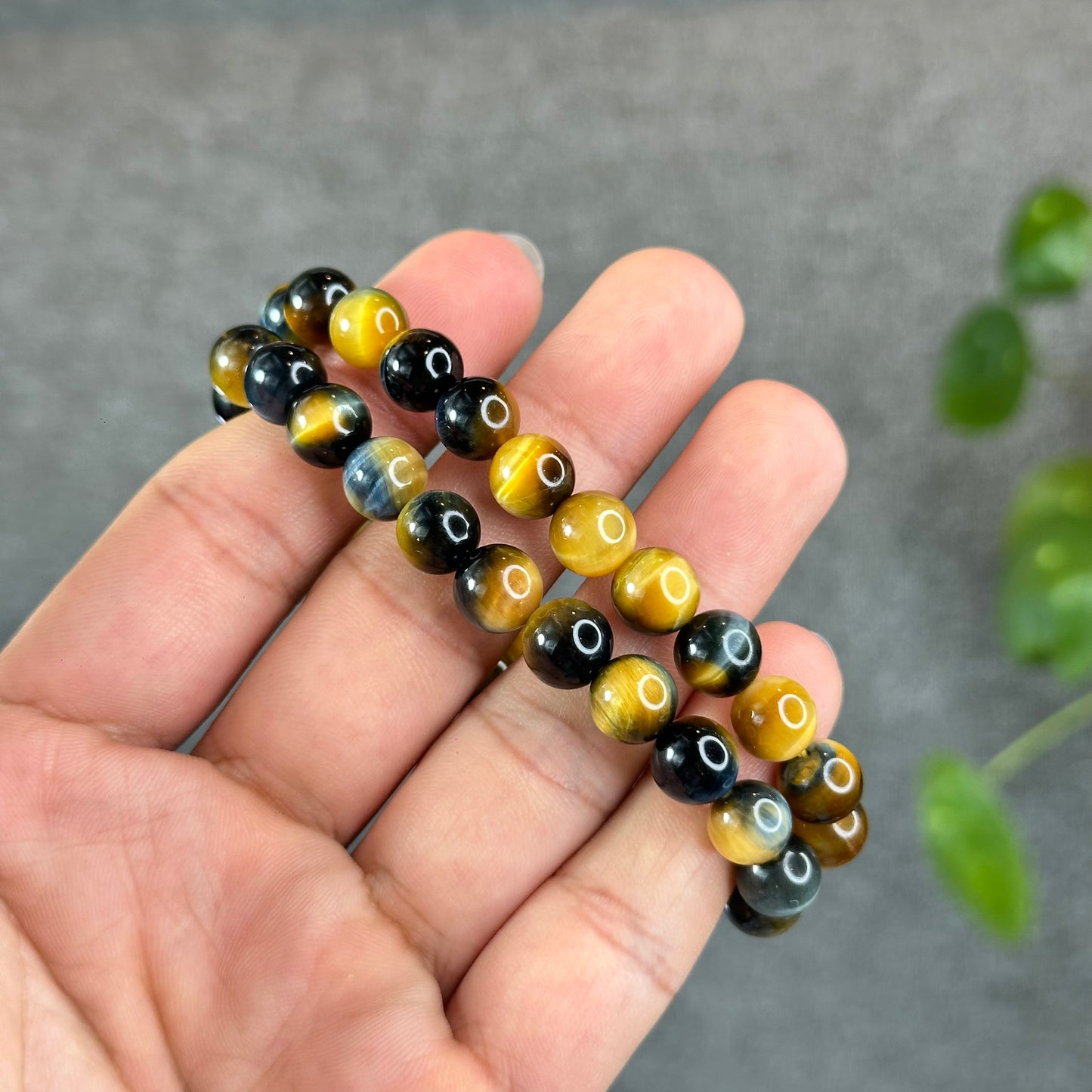 Natural Eagle Eye Bracelet Size 8 mm