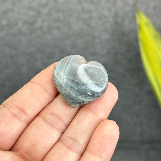 Natural Labradorite Heart Figurine