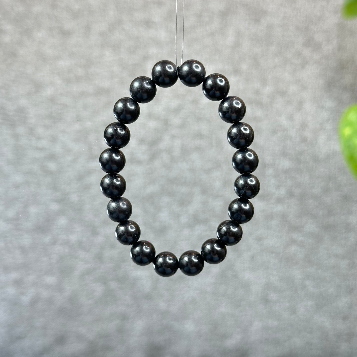 Natural Shungite Bracelet Size 8 mm