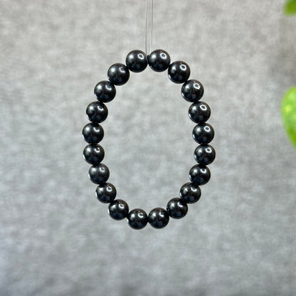 Natural Shungite Bracelet Size 8 mm