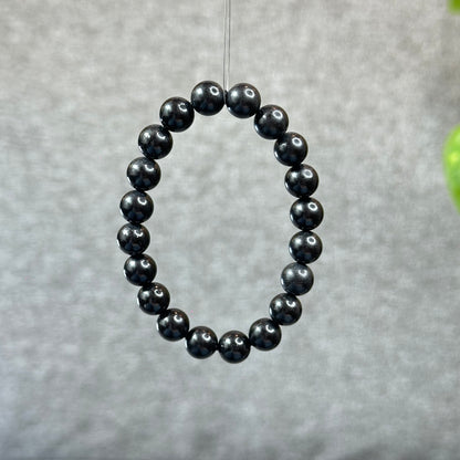 Natural Shungite Bracelet Size 8 mm
