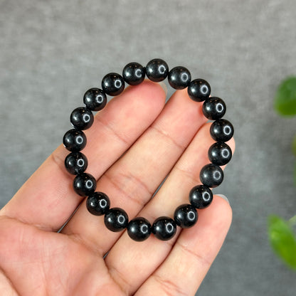 Natural Shungite Bracelet Size 8 mm