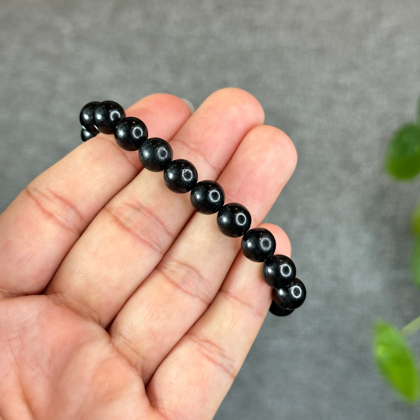 Natural Shungite Bracelet Size 8 mm