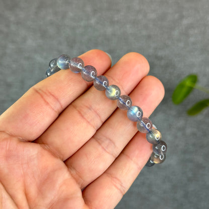 Natural Translucent Labradorite Bracelet Size 7.5